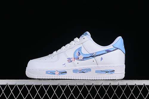 320DD8959100AIR FORCE 1 07 LOW WHITEBLUEWOMAN3639MAN4045