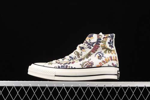 250572545CCHUCK TAYLOR ALL STAR 70S HIGH TOP FALL FLORALS WHITEMULTICOLOREGRET