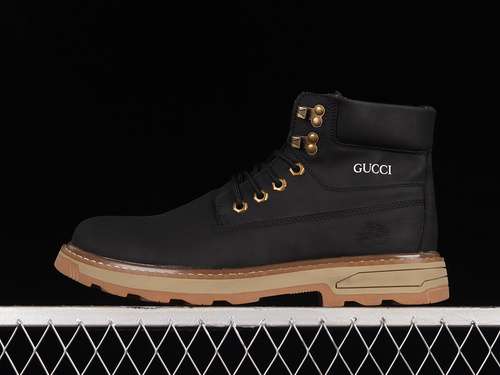 3409Y9209856GUCCI MID LEISURE MARTIN BOOTS BLACKBLACKGUMMAN3944