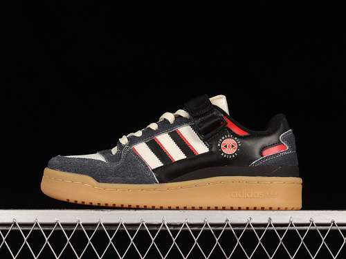270GW0035MIDWEST KIDS X FORUM 84 LOW SHOES CORE BLACKCLEAR WHITEREDWOMAN3639