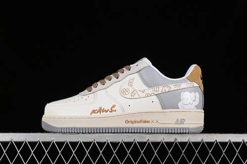 280CW2288207AIR FORCE 1 07 LOW X KAWS WHITEGREYBROWNWOMAN3639MAN4045