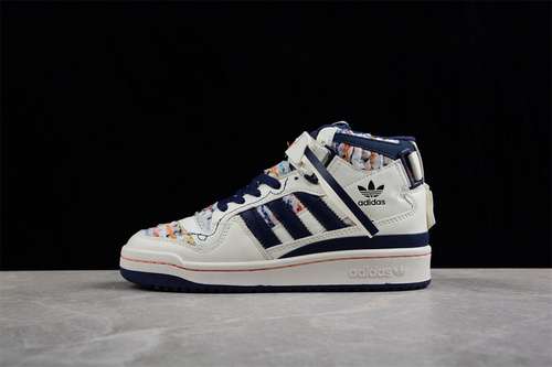 250GX3958FORUM MID RECYCLED CREAM WHITENAVY BLUEMULTICOLORWOMAN3639MAN4045