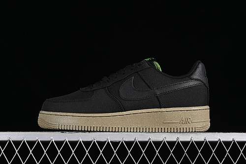 280FJ4160001AIR FORCE 1 07 LOW SUSTAINABLE CANVAS PACK BLACKNEUTRAL OLIVECHLOROPHYLLEARTH