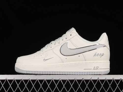 340BM1996033AIR FORCE 1 LOW 07 KEEP FRESH BEIGELIGHT GREYSILVERWOMAN3639MAN4045