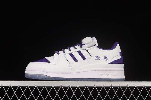 300GY8287DONOVAN MITCHELL X FORUM LOW CLOUD WHITECOLLEGIATE PURPLEHALO MINTUNISEX3645