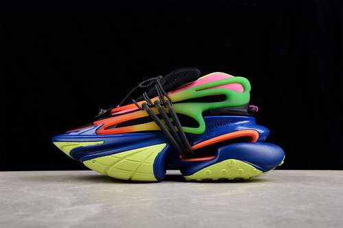 780BALMAIN BULLET SHOES BLACKMULTICOLORWOMAN3639MAN4046