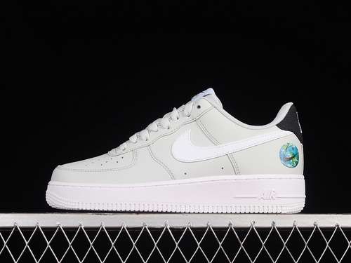280DM0118100AIR FORCE 1 LOW 07 PROTECT THE EARTH WHITETURQUOISEBLACKUNISEX3645