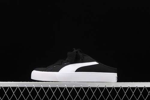 24038233101BARI MULE RIBBON SHOES BLACKBLACKWHITEWOMAN35539