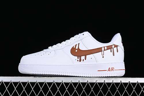 300CW2288008AIR FORCE 1 07 LOW BROWNWHITEWOMAN3639MAN4045