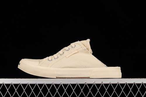 420W3RC49092BALENCIAGA VULC DESTR PARIS SLIPPERS BEIGEBEIGEBEIGEUNSIEX3546