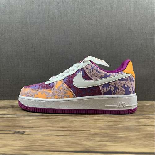330DD5516584AIR FORCE 1 LOW RED PLUMLIGHT ARCTIC PINKWILD VIOLETWOMAN3639MAN4045