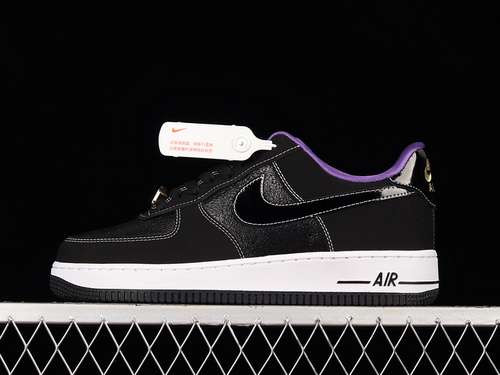 300DR9866001AIR FORCE 1 LOW WORLD CHAMP BLACKMETALLIC GOLDPURPLEWOMAN3639MAN4045