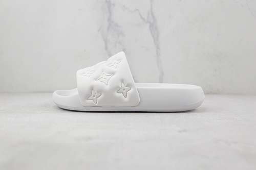 280LV WATERFRONT MONOGRAM SLIPPERS WHITEWHITEWHITEMAN3845