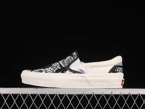 230VN0A25JB3UBANAHEIM FACTORY SLIPON WHITEBLACKWHITEWOMAN3539MAN4044