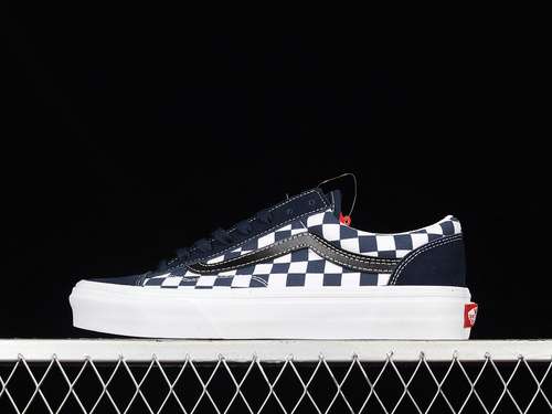 240VN0A3D23VBBSTYLE 36 CHECKERBOARD DARK BLUEWHITEBLACKWOMAN3539MAN4044