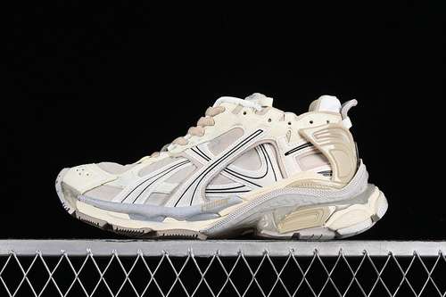 480W3RNY9797BALENCIAGA RUNNER KITH FOURCOLOR 70 WHITEGREYBEIGEWOMAN3539MAN4046