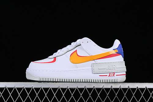 280DZ1847100AIR FORCE 1 SHADOW WHITEBLUEORANGEWOMAN35540