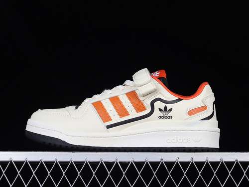270HR0460FORUM 84 LOW SHOES CLOUD WHITEORANGEBLACKWOMAN3639MAN4045