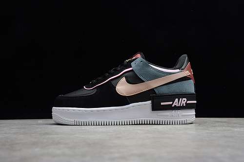 300CU5315001AIR FORCE 1 SHADOW BLACKLIGHT ARCTIC PINKCLAYSTONE REDMETALLIC BRONZE