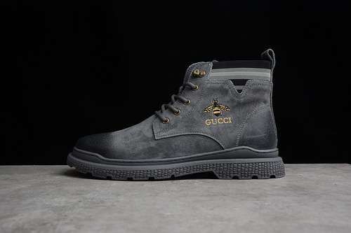 48043194202JPOI60568GUCCI SCREENER GG HIGHTOP SNEAKER GREYDARK GREYDARK GREY