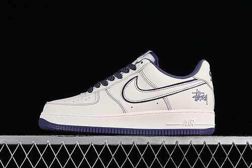 320UN1635222STUSSY X AIR FORCE 1 07 LOW WHITEPURPLEWOMAN3639MAN4045