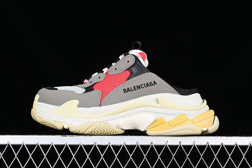 450W3SM14365BALENCIAGA TRIPLE S WHITEGREYYELLOWREDWOMAN3539MAN4046