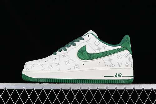 340LU0251136LOUIS VUITTON AIR FORCE 1 07 LOW WHITEGREENGREYWOMAN3639MAN4045