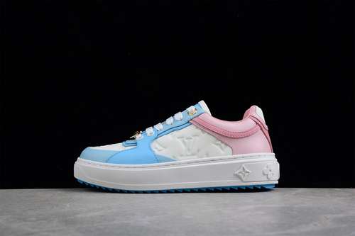 450LV LOW SKATE SHOES WHITELIGHT PINKSKY BLUEWOMAN3540