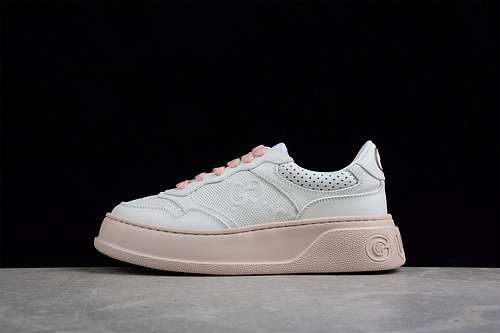 480GUCCI SCREENER GG HIGHTOP SNEAKER WHITEWHITEPINKWOMAN3539MAN4044