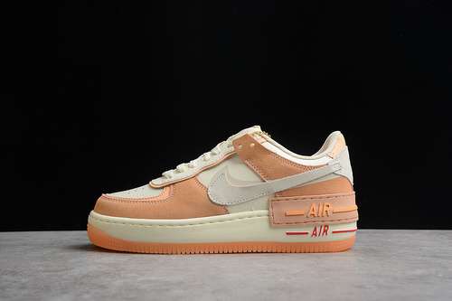 300DM8157700AIR FORCE 1 SHADOW SISTERHOOD CASHMEREORANGE CHALKLOBSTERCASHMERE