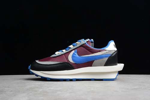 400DJ4877600SACAI X UNDERCOVER X LDWAFFLE NIGHT MAROONPALE IVORYGROUND GREYTEAM ROYAL