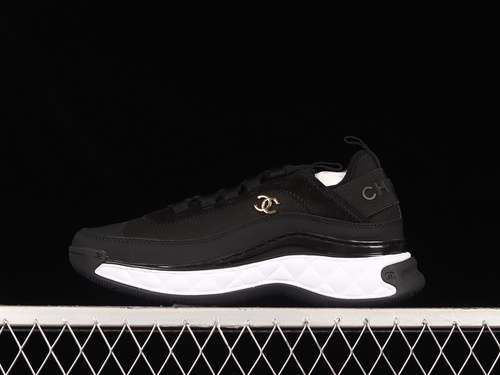 400E0624CHANEL 2022SS FASHION CASUAL SHOES BLACKBLACKWHITEWOMAN3540