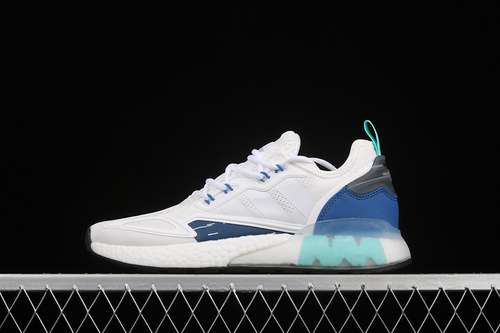 320H05148ZX 2K BOOST SHOES CLOUD WHITECLOUD WHITECOLLEGIATE NAVYWOMAN3639MAN4045