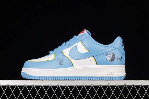 340BS8856121AIR FORCE 1 LOW 07 BLUEWHITEBLACKMAN3945