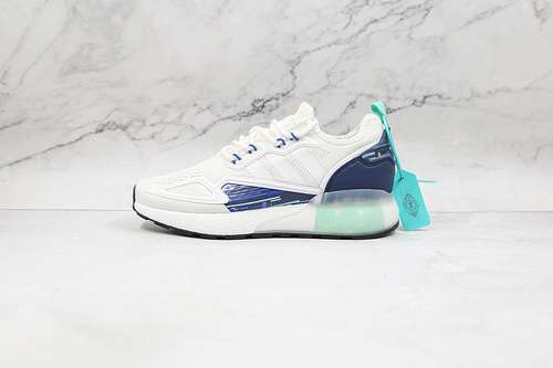 280H05148ZX 2K BOOST SHOES CLOUD WHITECLOUD WHITECOLLEGIATE NAVYWOMAN3639MAN4045