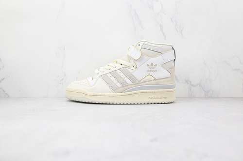 360FY4576FORUM 84 HIGH SHOES GREY ONEORBIT GREYFOOTWEAR WHITEWOMAN3639MAN4045