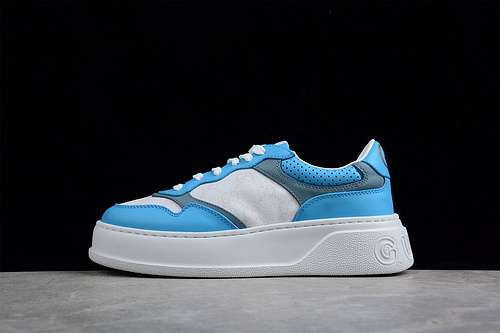 480GUCCI SCREENER GG HIGHTOP SNEAKER BLUEBLUEWHITEWOMAN3539MAN4044