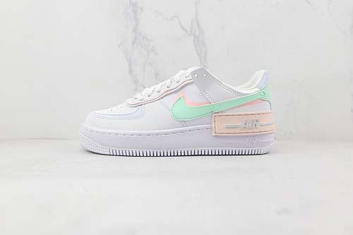280CI0919117AIR FORCE 1 SHADOW WHITEATMOSPHEREMINT FOAMFOOTBALL GREYWOMAN35540