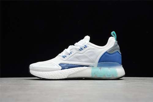320H05148ZX 2K BOOST SHOES CLOUD WHITECLOUD WHITECOLLEGIATE NAVYWOMAN3639MAN4045