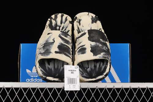 220GX6947ADILETTE 22 SLIDES CORE BLACKGREYBEIGEWOMAN3639MAN4046