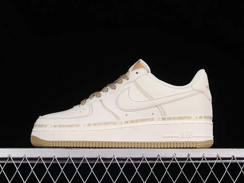 340UN0824332UNINTERRUPTED X AIR FORECE 1 LOW 07 MORE THAN RICE WHITENATURALSUNISEX3645