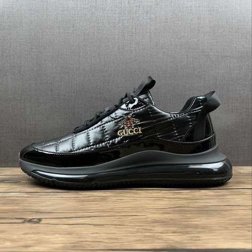 360GUCCI CASUAL SHOES BLACKBLACKGOLDMAN3844