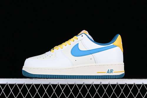 280CW3380203AIR FORCE 1 07 LOW WHITEBLUEOFF WHITEORANGEWOMAN3639MAN4045