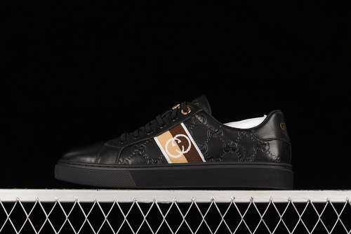 45002JPO6805GUCCI SCREENER GG HIGHTOP SNEAKER BLACKBLACKGOLDMAN3844