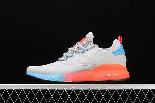 280FV7498ZX 2K BOOST SHOES CLOUD WHITEORANGEBLUEMAN4045
