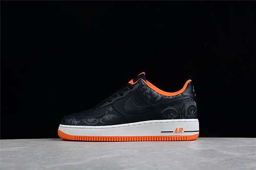 320DC8891001AIR FORCE 1 LOW 07 PREMIUM HALLOWEEN BLACKSTARFISHSAILBLACKUNISEX3645