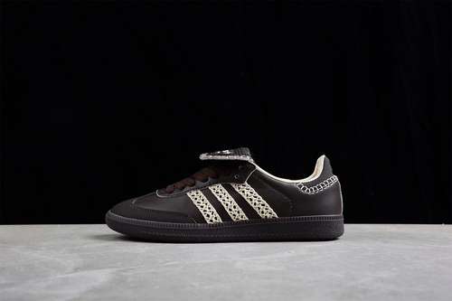 320FX7517WALES BONNER  X SAMBA SHOES BLACKCREAM WHITECORE BLACKWOMAN3639MAN4045
