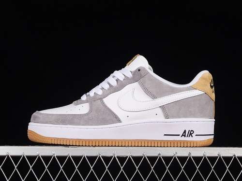 320DE0099005AIR FORCE 1 LOW 07 WHITELIGHT GREYYELLOWBLACKWOMAN3639MAN4045
