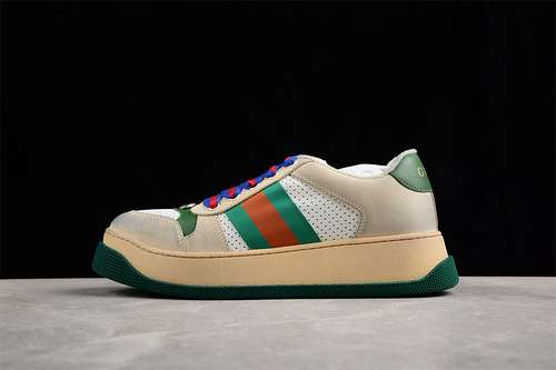 440GUCCI SCREENER DIRTY SHOES BEIGEBLUEREDGREENBROWNWOMAN3540