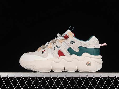 280F12W312113FSLFILA 2022 PLATFORM CASUAL SHOES BEIGEGREENREDWOMAN3639MAN4044